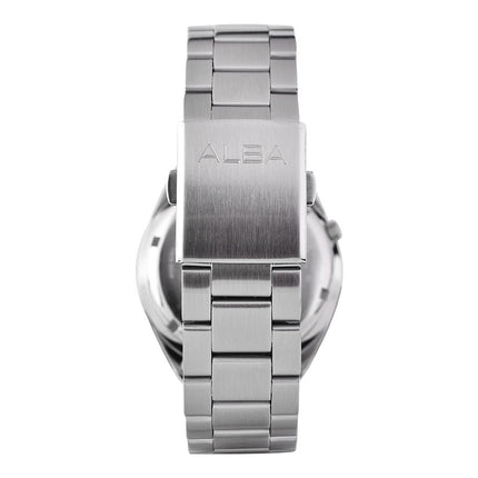 Alba Mechanical AL4325X1 Automatic Men Gilt Patterned Dial Stainless Steel Strap