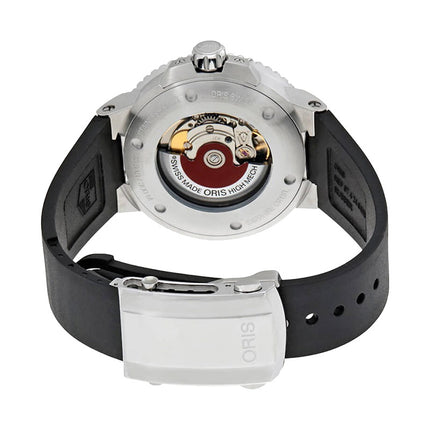Oris Aquis 01-733-7730-7153-07-4-24-64TEB Titanium Date Men Grey Dial Black Rubber Strap