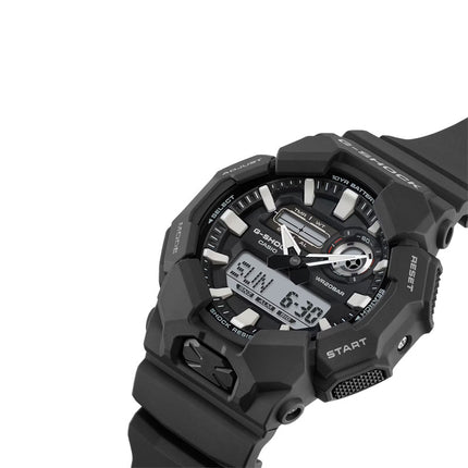 Casio G-Shock GA-010-1ADR New Rugged Basic Analog Digital Black Dial Black Resin Band