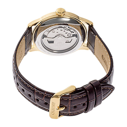 Orient Classic RA-AP0106S Bambino 38 Small Seconds Automatic Silver Dial Brown Leather Strap
