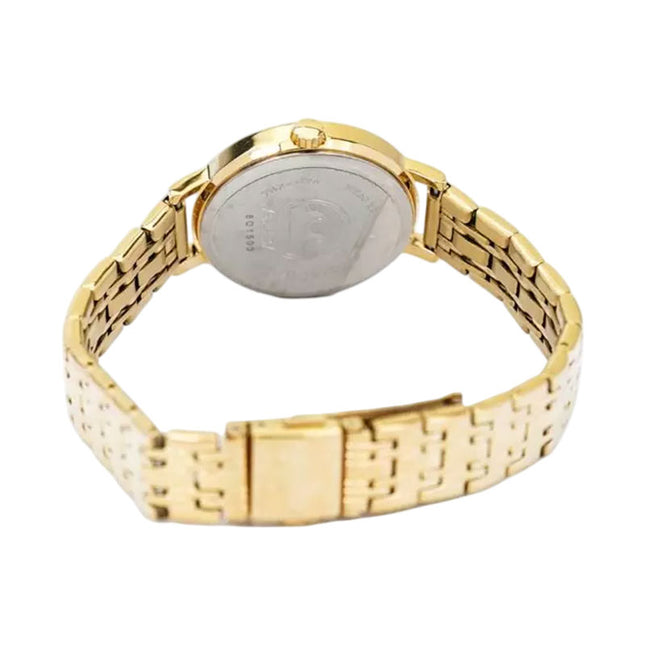Alba Fashion AH8526X1 Ladies Silver White Dial Gold Stainless Steel Strap