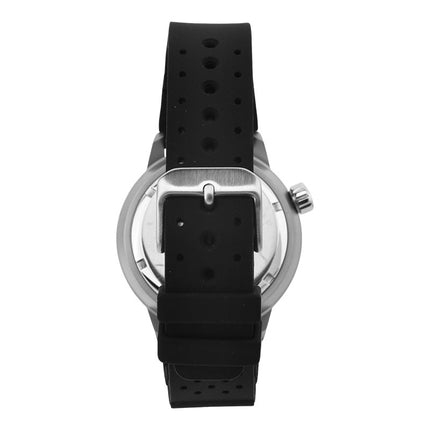 Alba Mechanical AL4250X1 Automatic Man Black Dial Black Rubber Strap