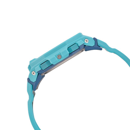 Casio G-Shock GMD-B300SC-2DR G-Squad Step Tracker Digital Dial Light Blue Resin Band