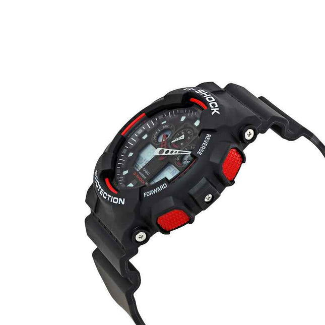 Casio G-Shock G-Classic GA-100-1A4DR Analog-Digital Dial Black Resin Band