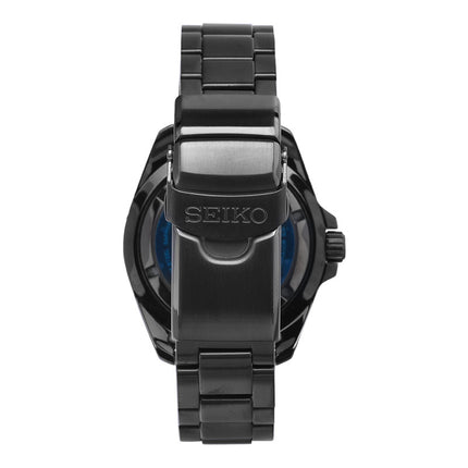Seiko Prospex SNE599P1 Sea Solar Diver Black Dial Black Stainless Steel Strap