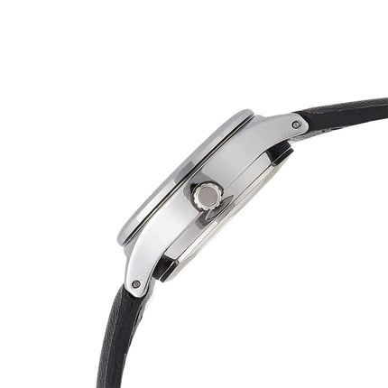 Casio General LTP-V006L-1B2UDF Ladies Black Dial Black Leather Band