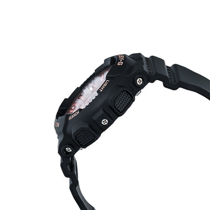 Casio Baby-G BA-130-1A4DR Dansque Pink Digital Analog Dial Black Resin Band