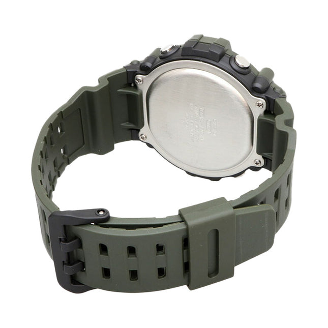 Casio General AE-1500WHX-3AVDF Illuminator Digital Dial Extra Long Army Green Resin Band