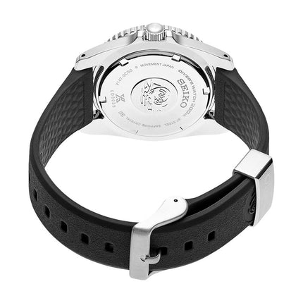 Seiko Prospex SNE573P1 Solar Divers 200M Black Dial Black Rubber Strap