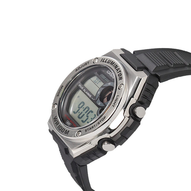 Casio General MWD-100H-1AVDF Men Illuminator Digital Dial Black Resin Band
