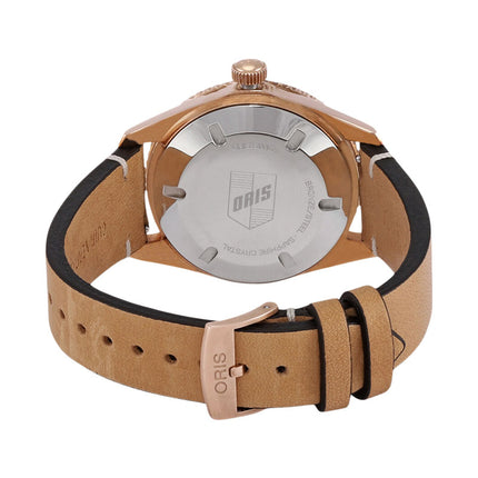 Oris Divers Sixty-Five 01-733-7771-3157-07-5-19-04BR Cotton Candy L. Green Dial Brown Leather Strap