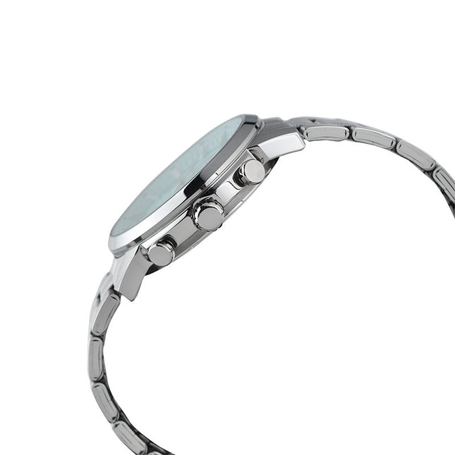Casio General MTP-E510D-2AVDF Chronograph Men Baby Blue Dial Stainless Steel Band