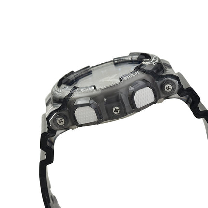 Casio G-Shock GMA-S110TB-8ADR Translucent Gray with Metallic Blue Dial Grey Transparent Resin Band