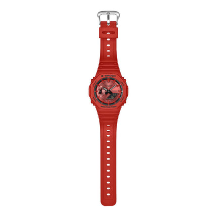 Casio G-Shock GA-2100RRB-4ADR CasiOak Iconic Red Series Resin Band