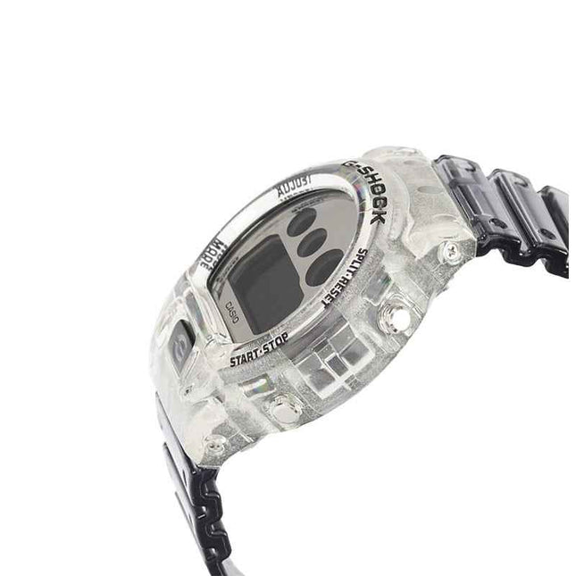 Casio G-Shock DW-6900SK-1DR Clear Skeleton Series Grey Digital Dial Grey Resin Band