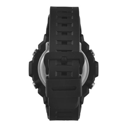 Casio General AEQ-120W-7AVDF World Time Digital-Analog Dial Black Resin Band
