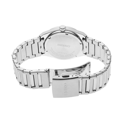 Seiko Chronograph SSB455P1 Men Discover More Grey Dial Stainless Steel Strap