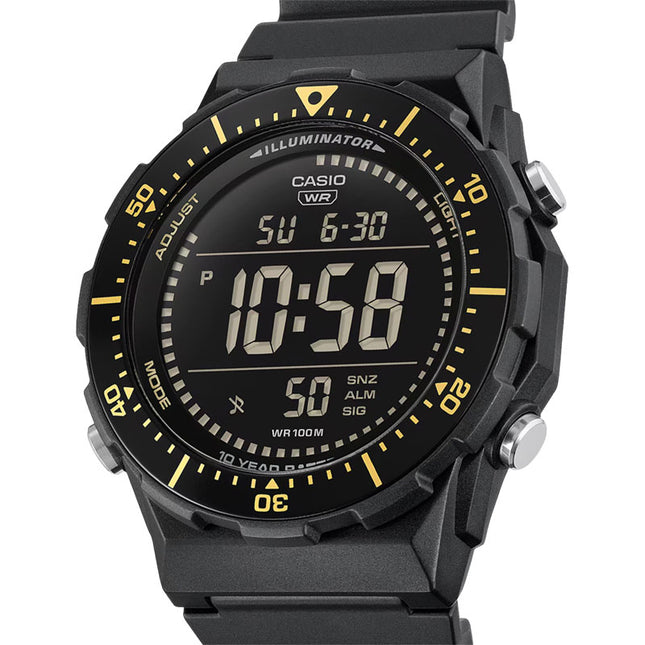 Casio General AE-1700H-1BVDF 10 Years Battery Life Digital Dial Black Resin Band