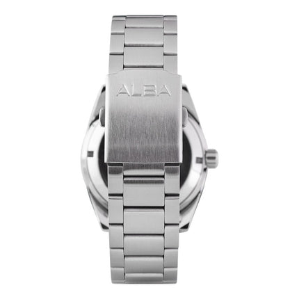 Alba Active AL4333X1 Men Automatic Dark Blue Dial Stainless Steel Strap