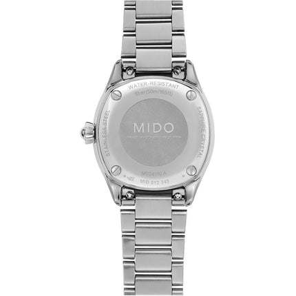 MIDO Belluna M024.110.11.046.00 Royal Lady Blue Dial Stainless Steel Strap