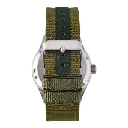 Alba Mechanical Field Military AL4217X1 Men Green Dial Green Nylon Strap