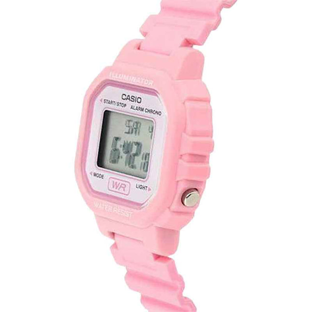 Casio General LA-20WH-4A1DF Ladies Digital Dial Pink Resin Band