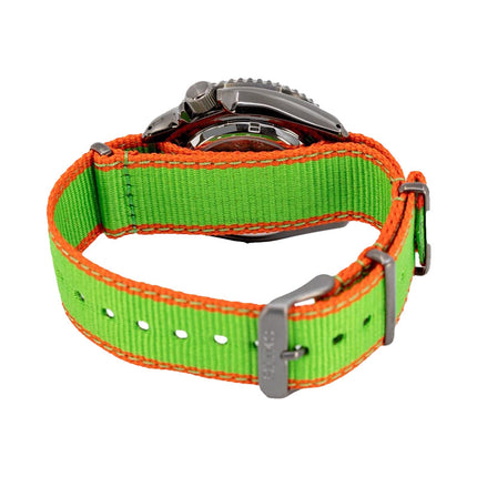 Seiko 5 Sports SRPF23K1 Street Fighter Blanka Call Of The Wild Dual Tone Nylon Strap Limited Edition