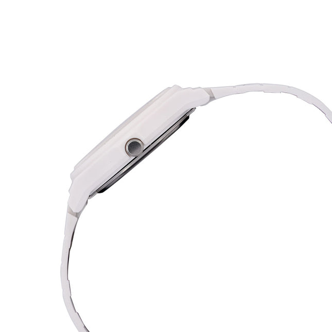 Casio General LQ-24B-7BDF Pop Ladies Analog White Dial White Resin Band