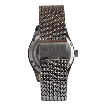 Seiko 5 Sports Flieger SRPH23K1 Flieger Field Suits Style Automatic Black Dial Mesh Strap