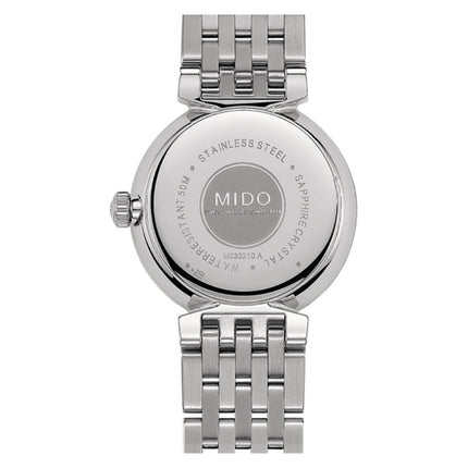 MIDO Dorada M033.210.11.013.00 White Dial Stainless Steel Strap