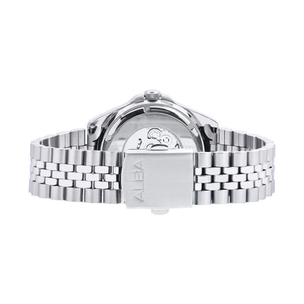 Alba Mechanical AL4785X1 Men Green Dial Stainless Steel Strap