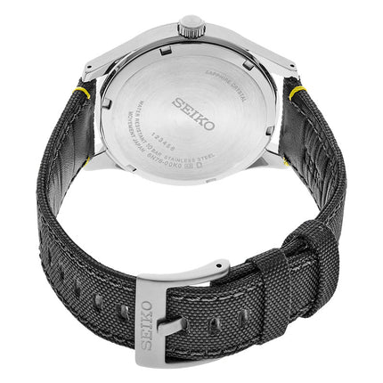 Seiko Classic SUR543P1 Men Grey Dial Grey Nylon Strap