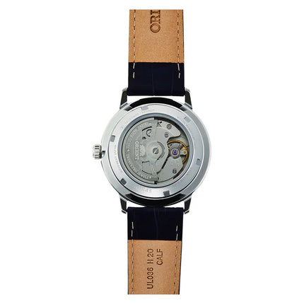Orient Classic RA-AC0E04L Automatic Men Blue Dial Dark Blue Leather Strap