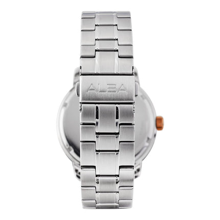 Alba AS9B21X1 Men Silver Dial Stainless Steel Strap