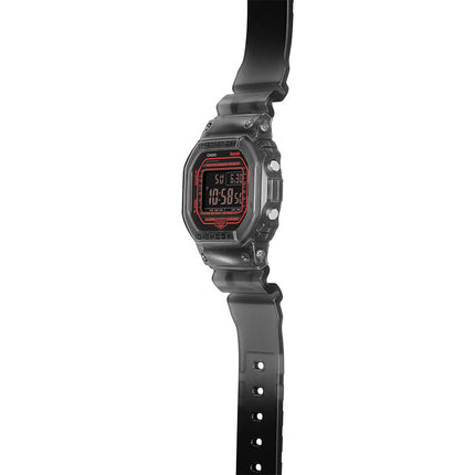 Casio G-Shock DW-B5600G-1DR Digital Dial Black Transparent Resin Band
