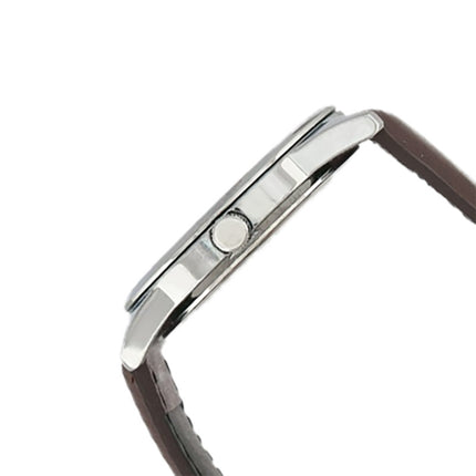 Casio General MTP-V005L-7B4UDF Men White Dial Brown Leather Band