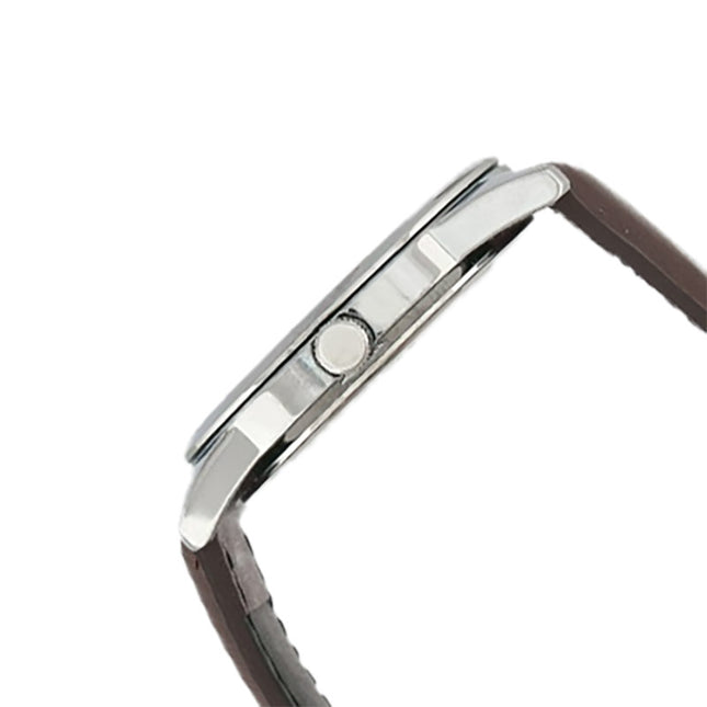 Casio General MTP-V005L-7B4UDF Men White Dial Brown Leather Band