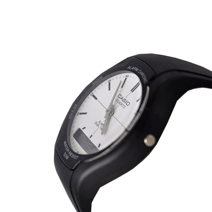 Casio General AW-90H-7EVDF Digital Analog Dial Black Resin Band