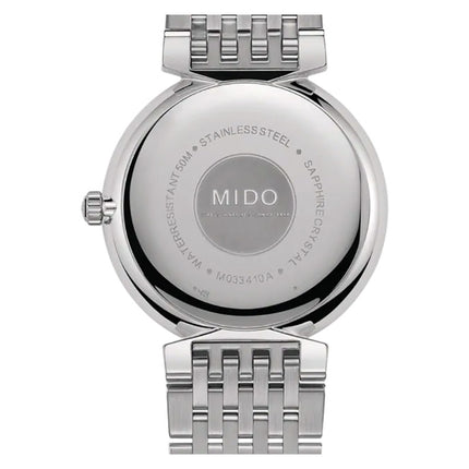 MIDO Dorada M033.410.11.013.00 Men Silver Dial Stainless Steel Strap
