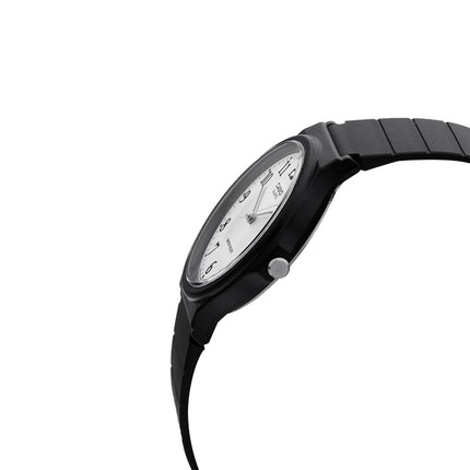 Casio General MQ-24-7B3LDF White Silver Dial Black Resin Band