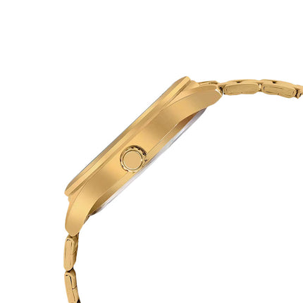 Casio General MTP-VD03G-2AUDF Men Blue Dial Gold Stainless Steel Band