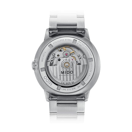 Mido Commander M021.407.21.411.00 Gradient Black Dial Stainless Steel Strap