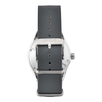 Orient Mako 40 RA-AC0Q07V Men Lilac Dial Grey Leather Strap