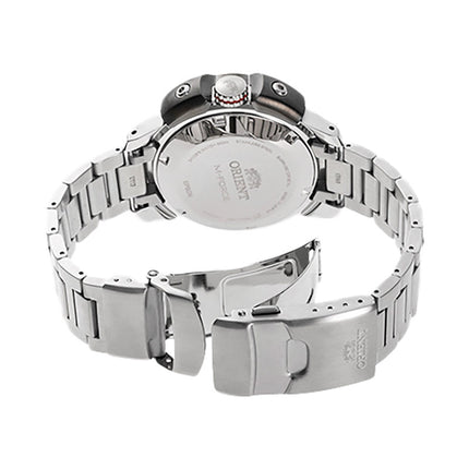 Orient M-Force RA-AC0L08Y Orange Dial Stainless Steel Strap