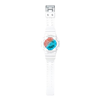 Casio G-Shock GA-110TL-7ADR Beach Time Lapse Series Digital Analog Dial White Resin Band