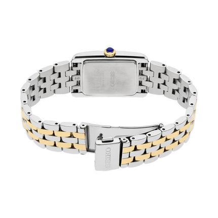 Seiko Ladies SWR093P1 Discover More White Dial Dual Tone Stainless Steel Strap