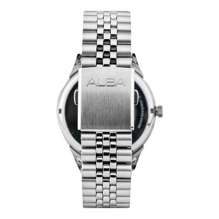 Alba Mechanical AL4241X1 Automatic Men Silver Dial Stainless Steel Strap