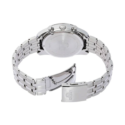 Orient Contemporary RA-TX0305S Chronograph Solar Powered Panda Dial Stainless Steel Strap
