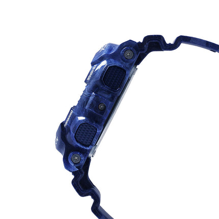 Casio G-Shock GA-110BWP-2ADR Chinese Porcelain Digital Analog Dial Navy Blue Resin Band