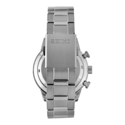 Seiko Chronograph SSB389P1 Discover More Black Dial Titanium Strap